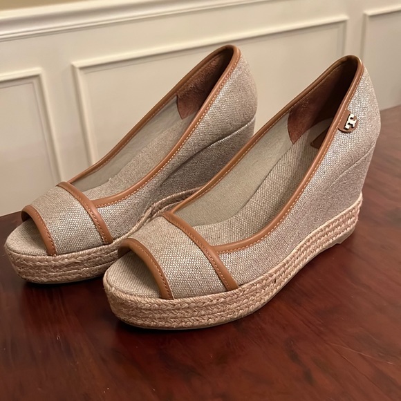 Tory Burch Shoes - Tory Burch Made In Spain Espadrille Wedge Size 37.5